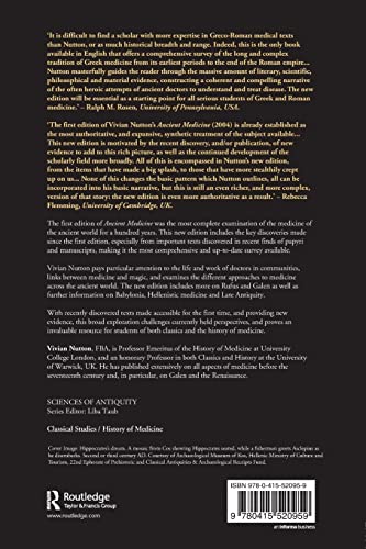 Ancient Medicine (Sciences Of Antiquity) #TOP1