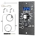 Upgraded Digital Thermostat Controller Replacement Control Panel Pro PID Board Parts F/C Temperature Mode for Traeger Wood Pellet Grills with Temperature Meat Probe RTD Sensor BBQ Accessories