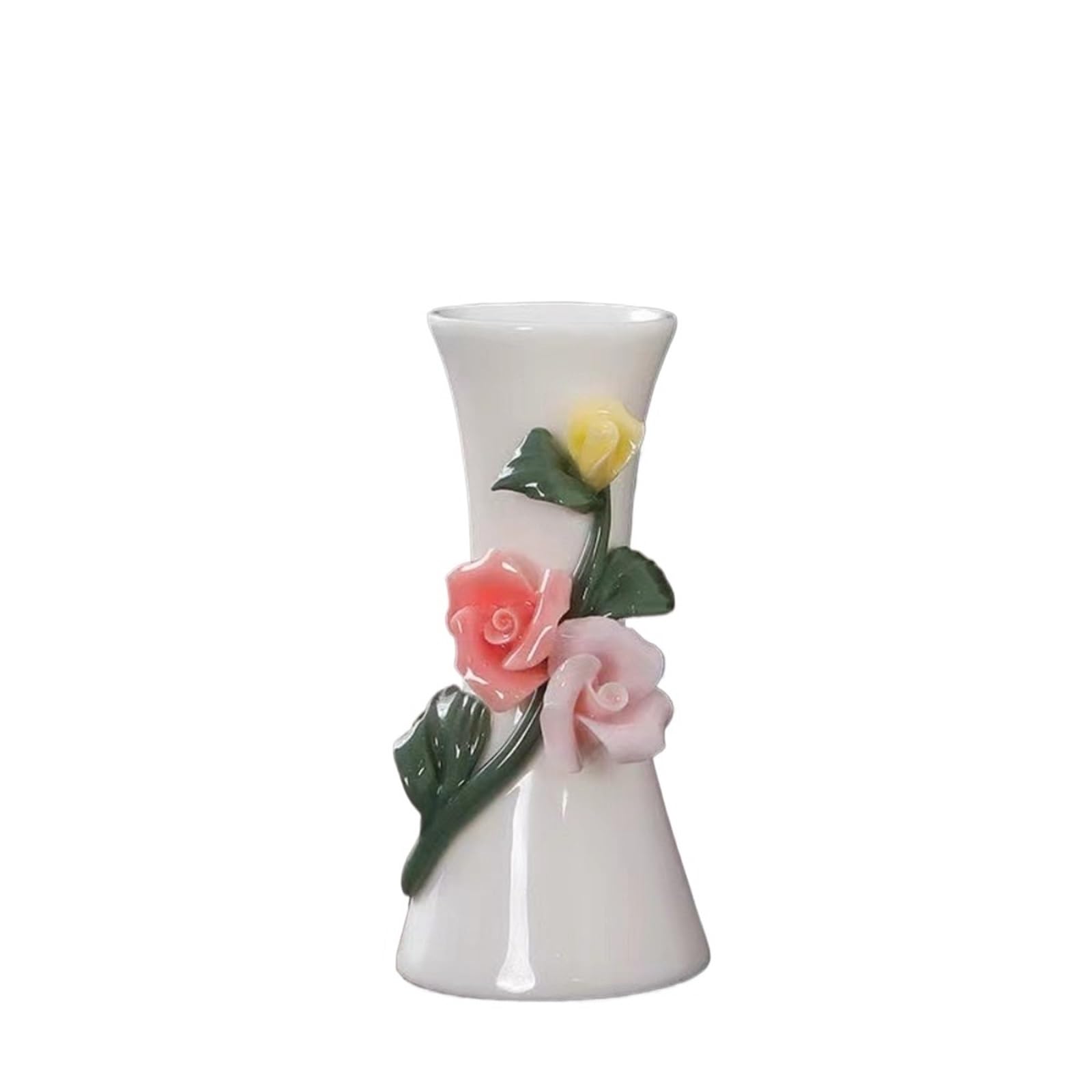 Mini Vase Handmade Flower Vases Hydroponic Mini Inserted Dry Fragrance Bottle Home Decorations Floreros Vintage(10cm-C)