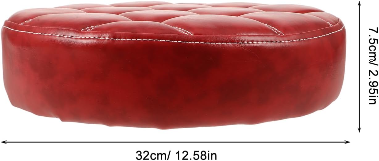 Alipis Round Stool Seat Replacement Stool Pu Seat Cover Easy Clean Home Seating Part