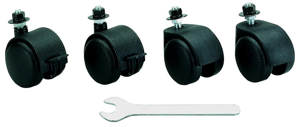 Quik Lok - Set Di Ruote ZM99 Per Supporti Tastiera; Ruote Robuste E Scorrevoli; Bloccaggio Sicuro; Montaggio Semplice; Ideale Per Spostare Supporti Con Facilità - 4