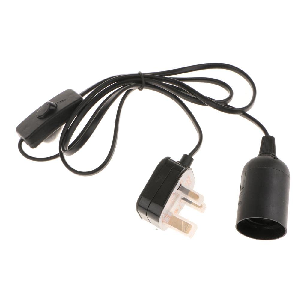 3 Pcs E27 Lamp Holder Socket Pendant Fitting with On/Off Switch 220V UK Plug-image-8