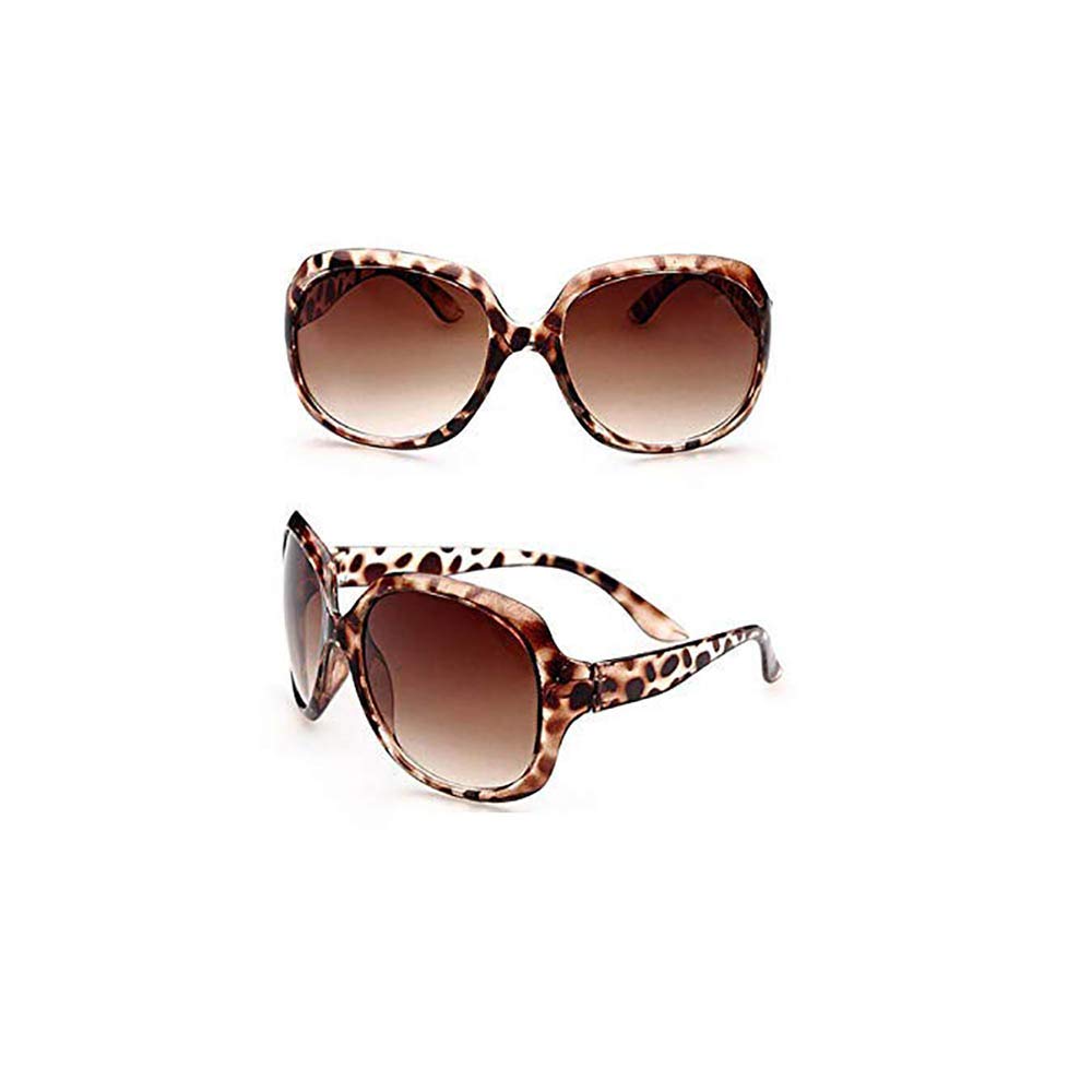 Large Oversized Ladies Women Sunglasses Desinger Big Frame Retro Vintage Leopard Big Frame Retro Vintage Fashion Shades Oversized Eyewear Classic Designer Sunglasses Fashion Style