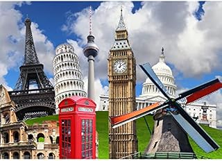 HUADADA Jigsaw puzzles for adults 1000 piece jigsaw puzzles for adults jigsaws 1000 pieces for adults Challenging Game Famous Buildings