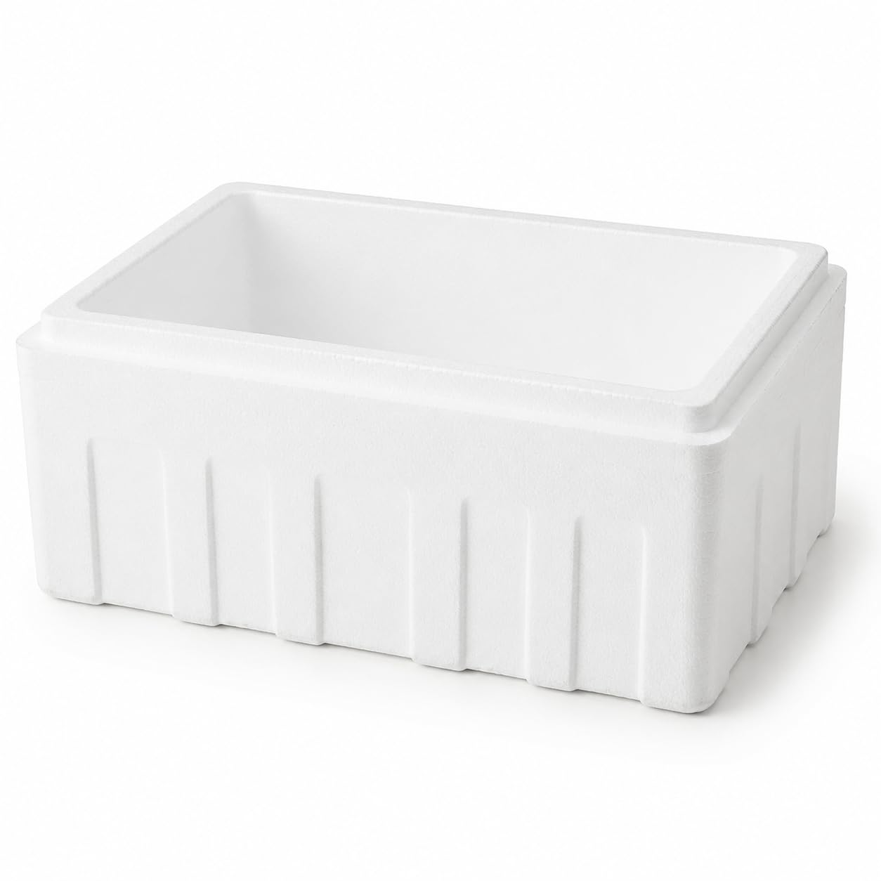 MERIGLARE Contenedor Almacenamiento Aislado Espuma Resistente para Pescado con Pares Engrosadas Que Evitan Golpes Acuado para Almacenar, Style to 4