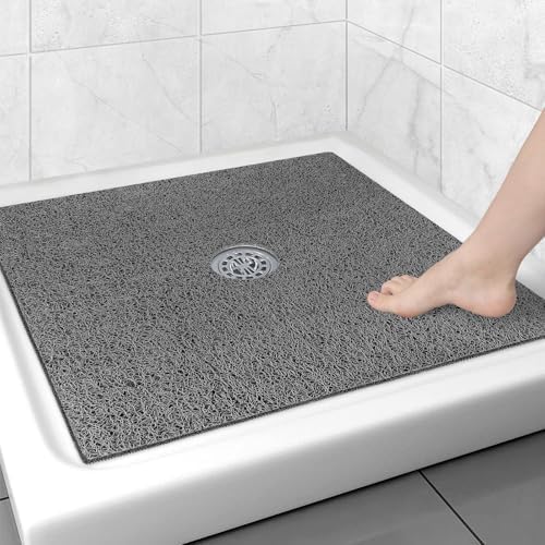 Amazon.com: Square Shower Mat Non Slip: 31x31 Inch Extra Large Shower ...