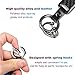 JULOPO 1PCS Car Keychain compatible with ST excellent carbon fiber texture Keychain detachable key rings