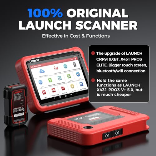 Image of Launch X431 PROS V 5.0 2026 Newly Bidirectional Scan Tool Bluetooth Launch Scanner with DBSCar VII Connector 38+ Reset for All Cars Online ECU Code CANFD FCA AutoAuth VAG Guide 2 Yrs F-Ree Update