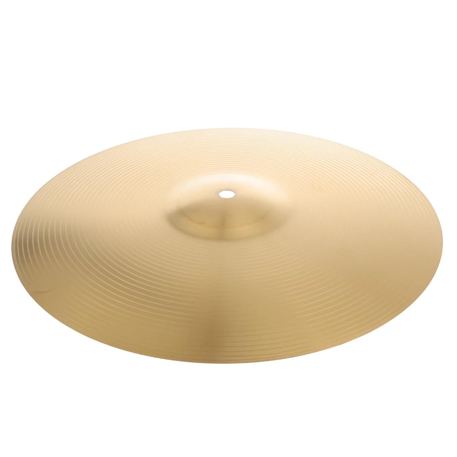 Becken Jazz Alloy Drum Cymbal 14 Zoll Clear Bright Tone Multi Use Crash Ride Splash Set Zubehör Ersatz