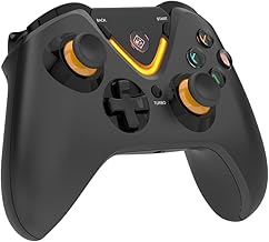 COSMIC BYTE Ares Pro Wireless Gamepad For Pc,Android,Ios – Tri-Mode(2.4Ghz,Bluetooth,Wired),Hall Effect Joysticks & Triggers,1000Hz Polling,Backlit Buttons,Turbo,Macro Button,3.5Mm Audio Port(Black)