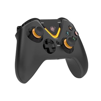 Cosmic Byte Ares Pro Wireless Controller for PC, Android, iOS – Tri-Mode (2.4GHz, Bluetooth, Wired), Hall Effect Joysticks & Triggers, 1000Hz Polling, Backlit Buttons, 3.5mm Audio Port, Upgraded Windows Software Support (Black)