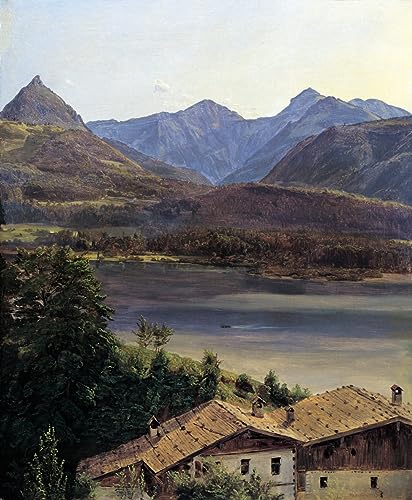 Ferdinand Georg Waldmuller Art Mural le Wolfgangsee Poster Graffiti 60x90cm