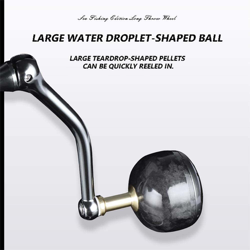 MF Saltwater Spinning Fishing Reel 10000 12000,56LB Drag Power Speed Ratio 4.6:1 Large Cpacity CNC Aluminum Spool+ Carbon Knob Surf Fishing Reels for Long Cast