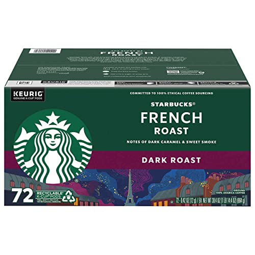 Image of Starbucks French Roast K-Cups for Keurig, Dark Roast - 72 Count