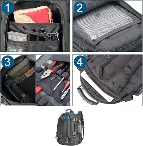 ZSearARMY Large Tactical Backpack