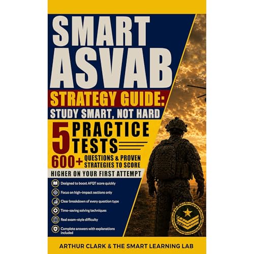 Smart ASVAB Strategy Guide: Study Smart, Not Hard Audiolibro Por Arthur Clark, The Smart Learning Lab arte de portada