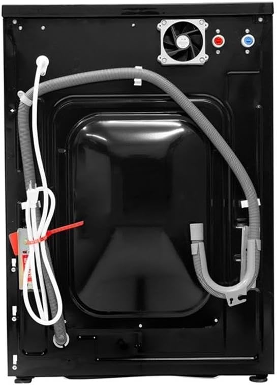 Pemberly Row All-in-One Washer Dryer Combo, 15lb Capacity, Vented 110V, Touch Buttons, LED Display, RV Approved, Faster Drying Dual Fans, Allergen/Sanitize Cycles, Compact Design for Motor Homes