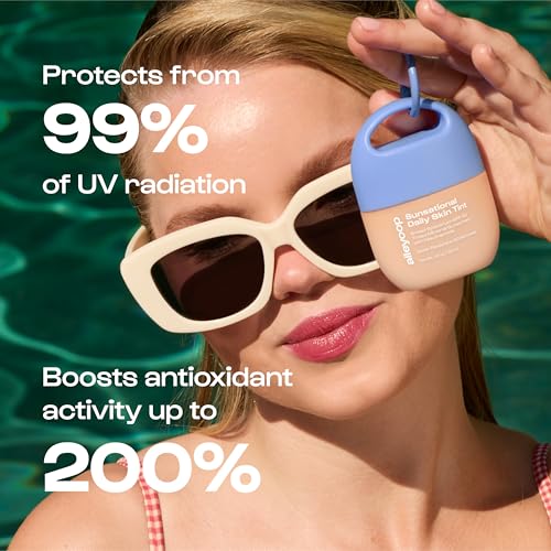Image of Alleyoop Sunsational Tinted Moisturizer SPF 50 for Face Broad Spectrum - 100% Mineral Face Sunscreen with Jojoba, Hydrating & Soothing Tinted Sunscreen, Vegan & Cruelty-Free (Beam)