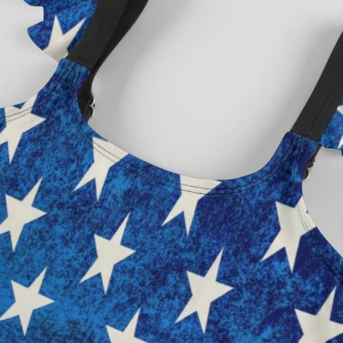 Image of Girls One Piece Swimsuit Lovely Cute Animals Ruffles Swimwear Bathing Suits 3-12 Years