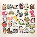 SHIER Imanes Nevera (10Pcs/Lot) Cute Cartoon Animal Fridge Magnets Whiteboard Sticker Silicon Gel Refrigerator Magnets Kids Gift