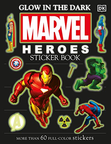 Ultimate Sticker Book: Glow-in-the-Dark: Marvel Heroes (Ultimate Sticker Books)