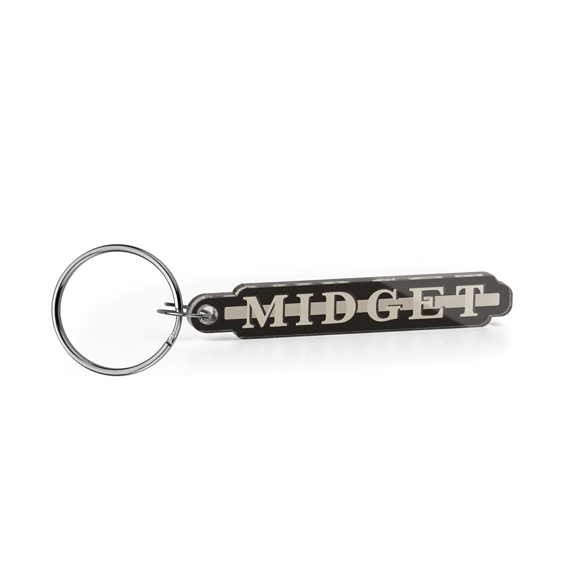British Motor Heritage Unisex Clear Mg Midget Badge Keyring Classic British Car Keychain Official Licenced Product (Plain Packaging)