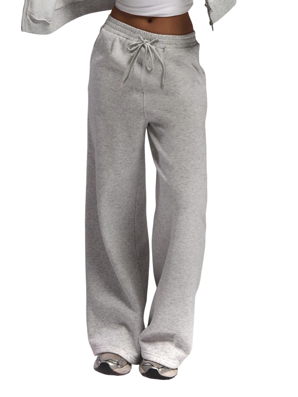 progeny Straight Wide fit Long Length Open Bottom Jogger for Women/Trending Multi Pocket Style, Relaxed Casual Pants for Women-picture-13