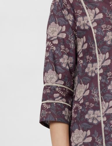 Image of Printed Cotton Blend Straight Kurta With Trousers | daily wear suit
