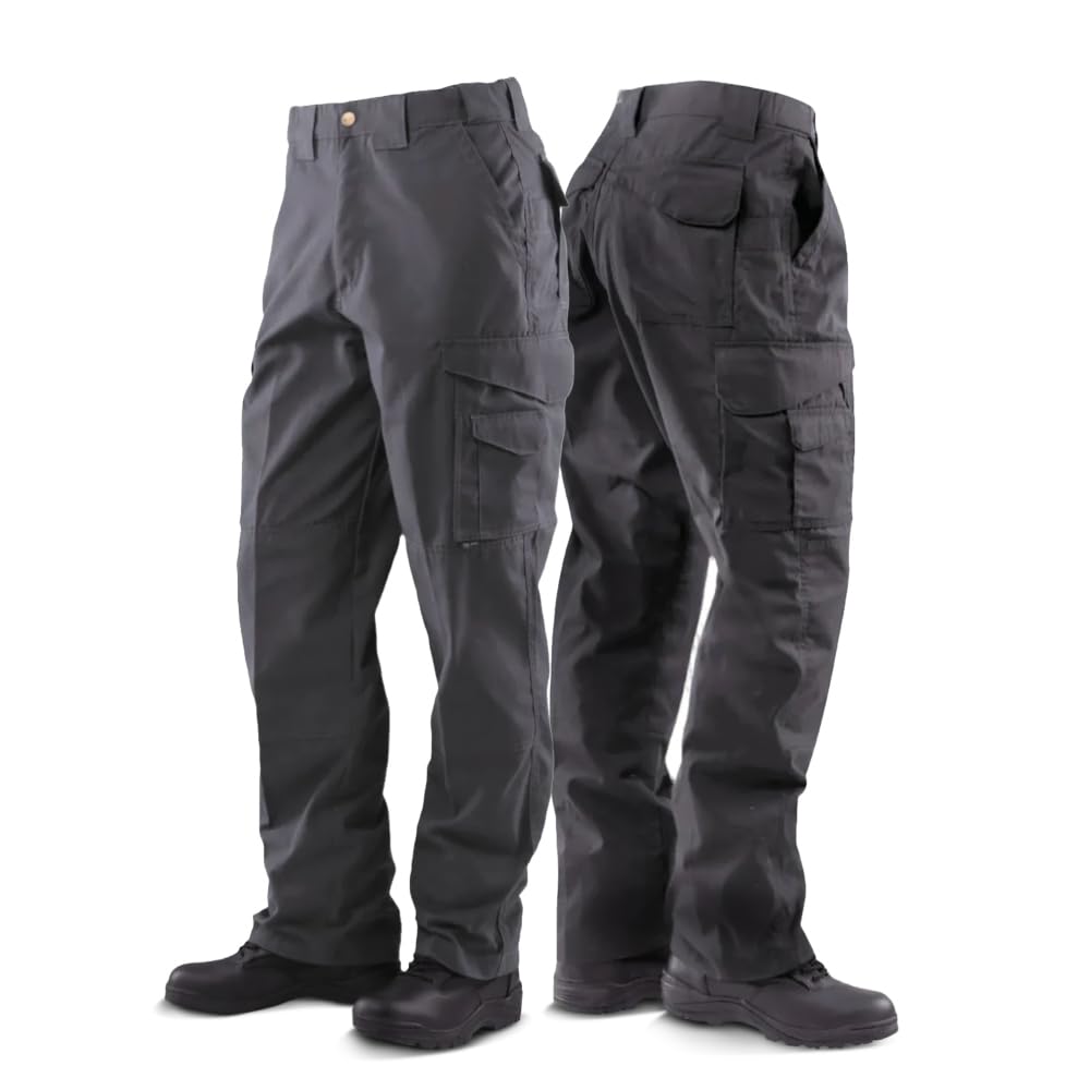 Tru-Spec 24-7 Original Tactical Pants for Men - Water-Resistant Cargo Work Pants with Concealed Carry and Knee Pad Openings