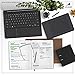 Daily Planner - Professional Life Planner, Calendar & Gratitude Journal to Increase Productivity, Time Management & Happiness - Vegan Leather Softcover, 6 Months, Undated 24 Hour Business Planner