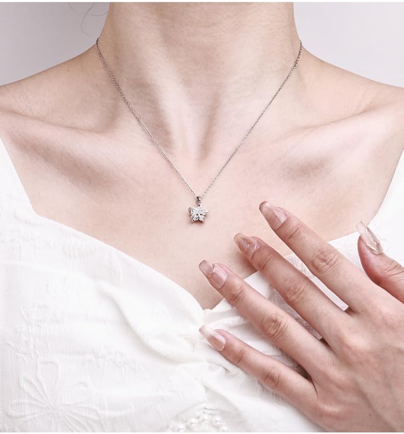 JOLINO Starfish Necklace,Ocean Pendant Necklace for Women,925 Sterling Silver Plated with Platinum,Ocean Jewelry Gift for Women,Birthday, Wedding, Anniversary,Graduation,Christmas - Image 4