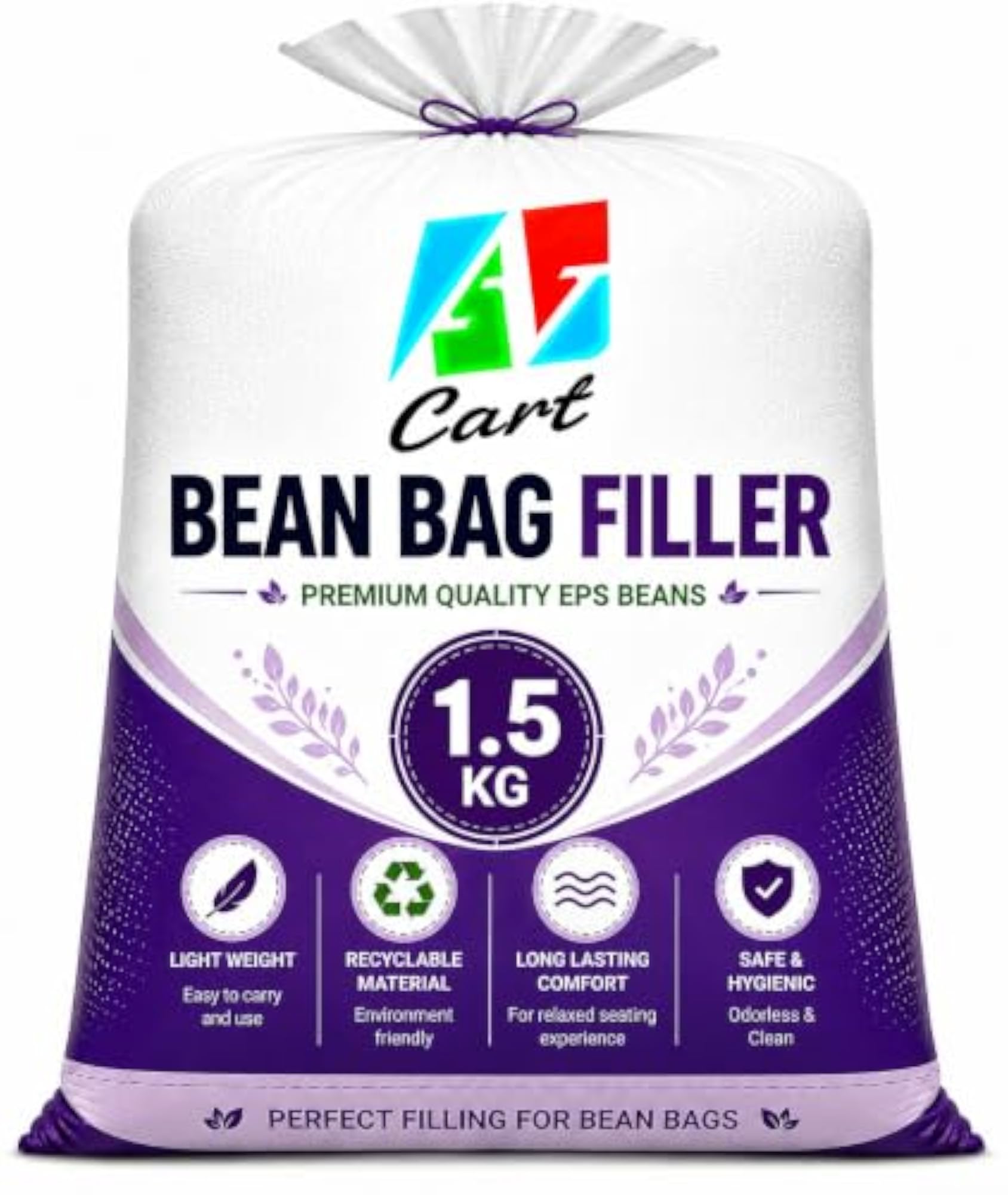 Bean Bag Filling for Chairs and Cushions, 1.5 Kg