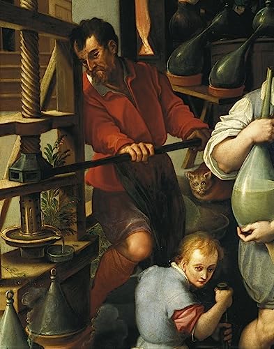 Impression prints toile un sanglier féroce Jan Van Der Straet, chef-d'œuvre de salon