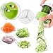 Produktbild CXtech Spiralschneider Hand Gemüse Spiralschneider, 3 in 1 Gemüsehobel Gemüsenudeln Schneider für Karotte, Gurke, Kartoffel, Kürbis, Zucchini, Zwiebel, Gemüsespaghetti Tastenumschalten