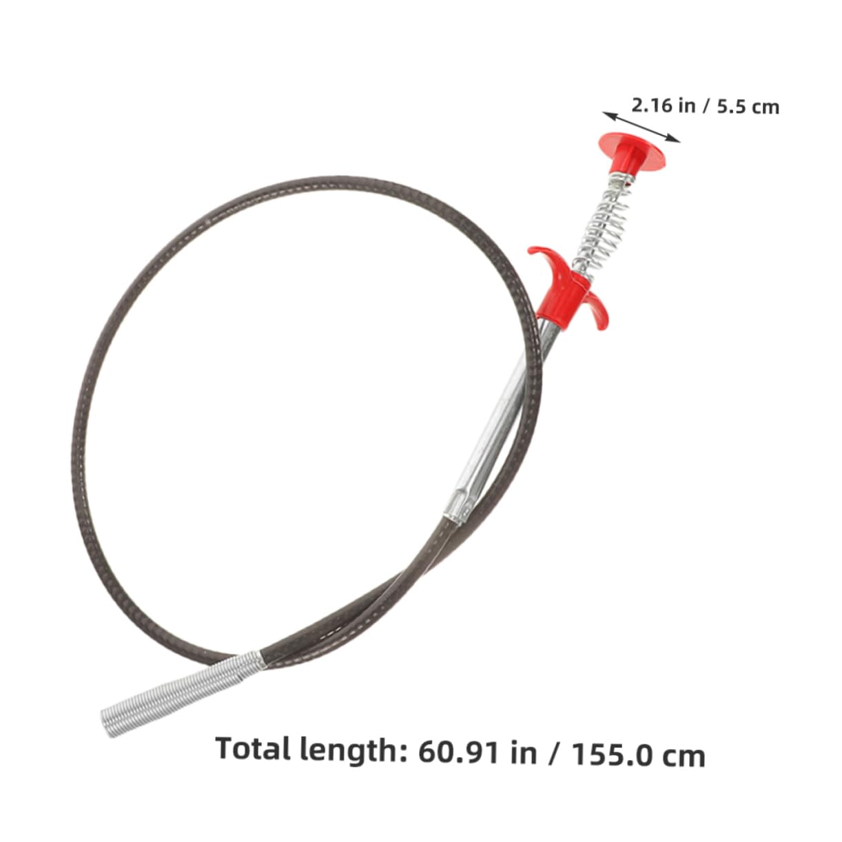 Uonlytech Bathroom Tub Kitchen Toilet Sink Snake Drain Hair Removal Tool Flexible Grabber Claw for Removal