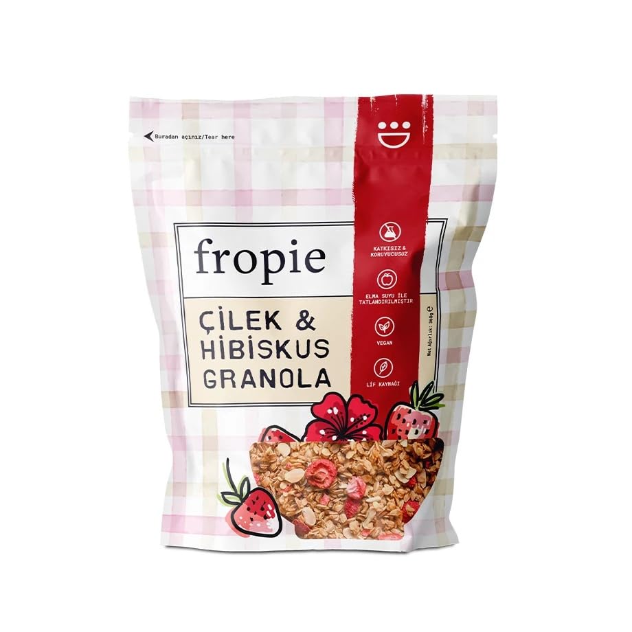 Fropie Çilek & Hibiskus Granola 360g
