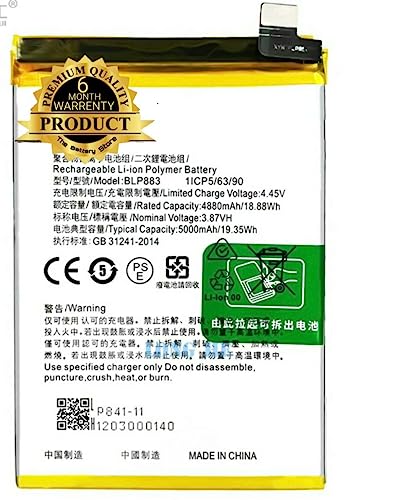 Image of Original BLP883 Battery for Oppo Realme 8S 5G (BLP883) Battery with 6 Month warrenty**** (P34)