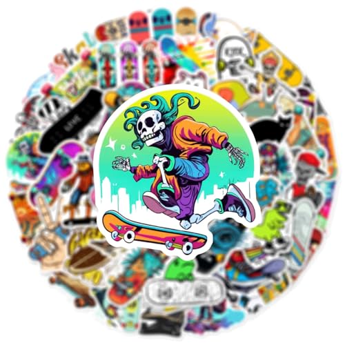 FRANKdesigns Psychedelic Skateboarding Sticker Pack