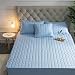 ASDFF Couvre-lit en Coton de Haute qualité Couvre-Matelas en Coton épais protège-Matelas épais et Anti-dérapant Couvre-Bande élastique 1.35x2.0m Standard M
