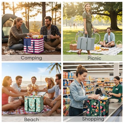 BALEINE Collapsible Reusable Grocery Bags