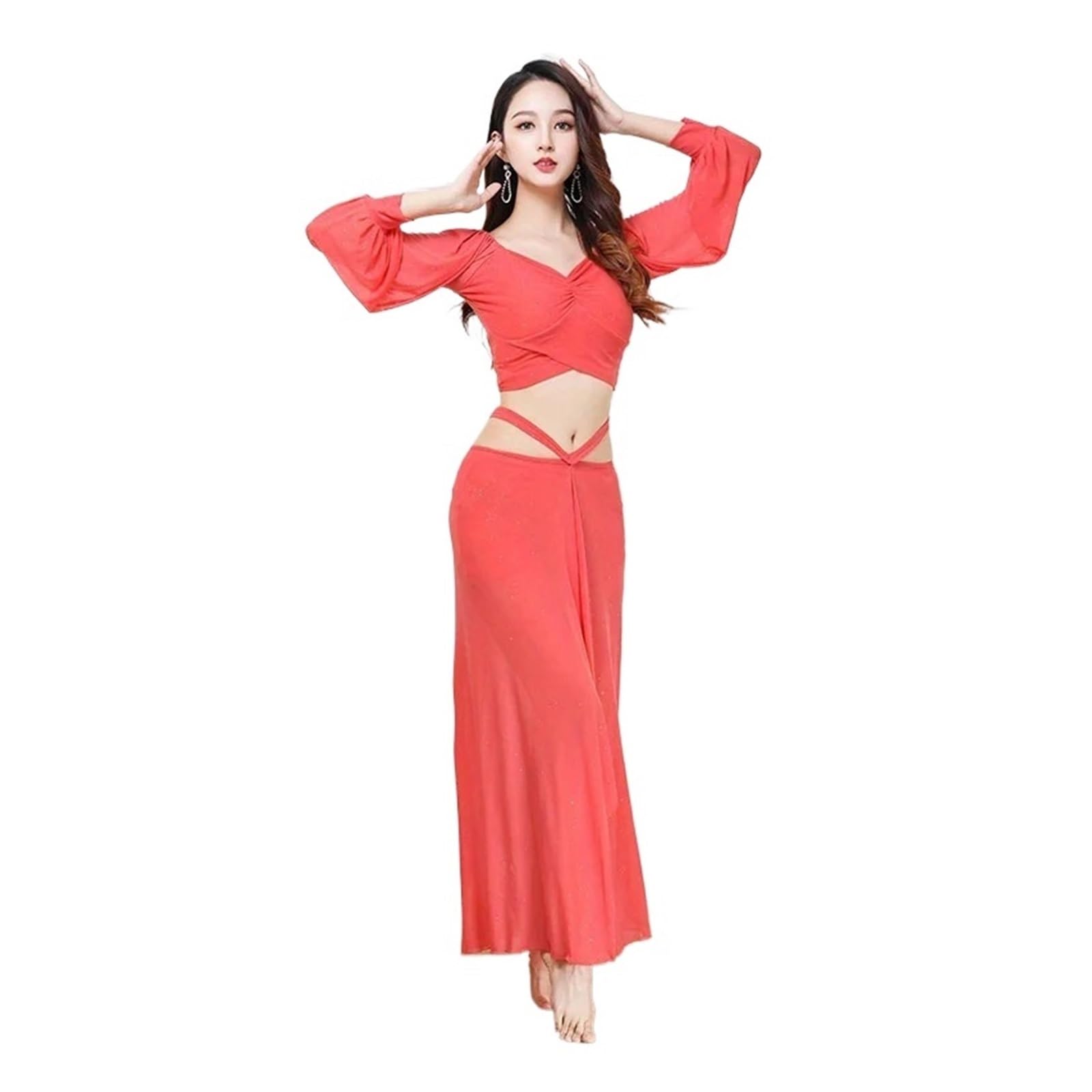 Completo da Allenamento for Danza del Ventre da Donna - Costume Snellente for spettacoli di Danza Orientale
