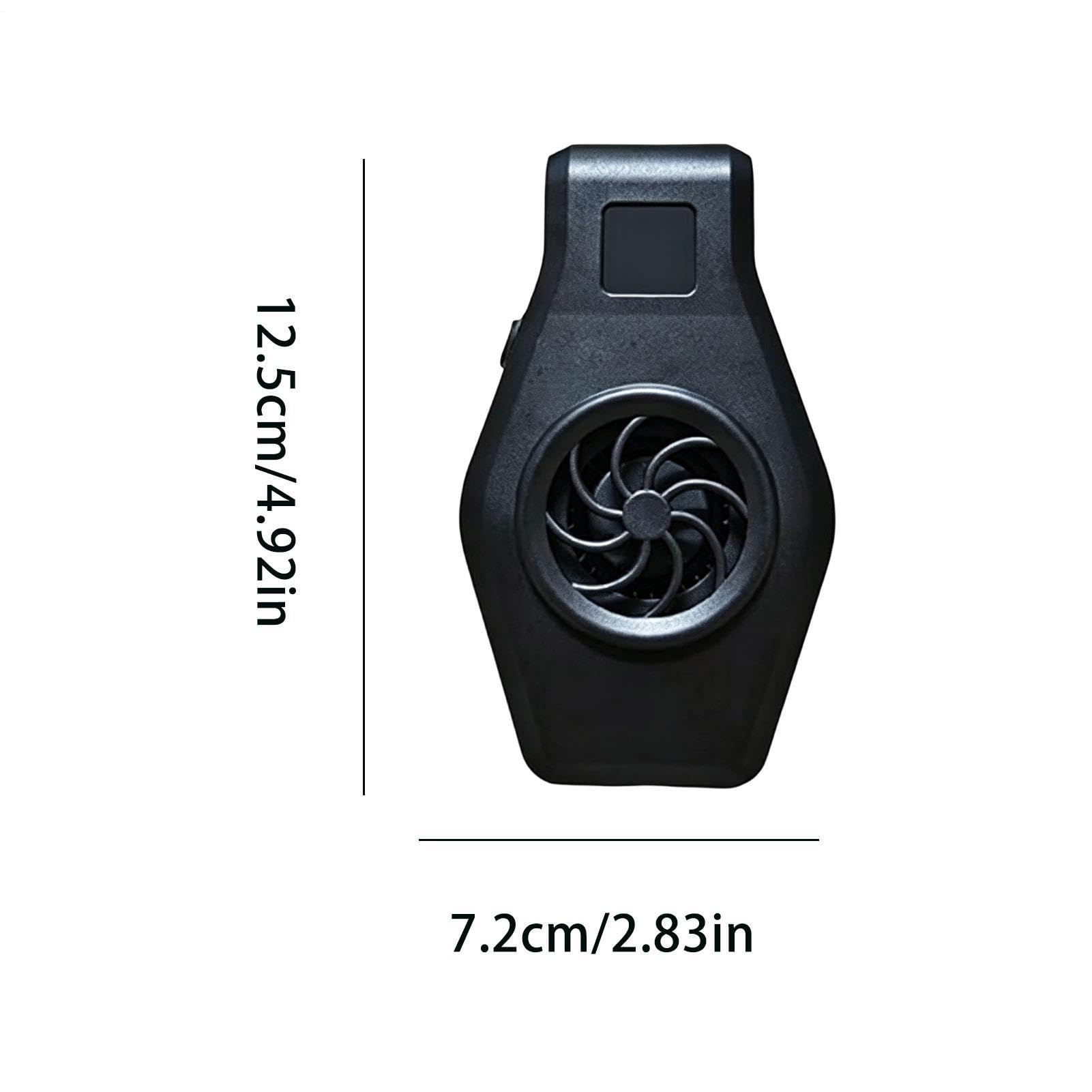 Ventola di raffreddamento per acquario, velocità del regolabile, 12,5 x 7,2 x 5 cm, di raffreddamento 'acqua, a basso rumore, controllo della temperatura del serbatoio per
