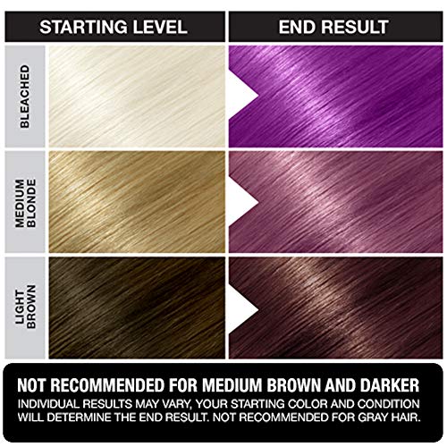 Punky Purple Semi Permanent Conditioning Hair Color, Non-Damaging Hair Dye, Vegan, Ppd And Paraben Free, Transforms To Vibrant Hair Color, Easy To Use And Apply Hair Tint, Lasts Up To 35 Washes, 3.5Oz #TOP3