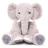 [Ya no solo] Cómprese un gran peluche de elefante, lo que podría hacer que se sienta seguro y que ya no pasa mucho tiempo sola, especialmente cuando ves una película de terror una noche o tienen insomnio.
