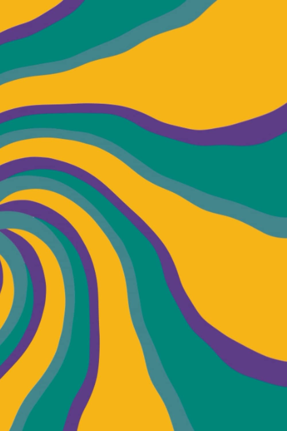 Trippy Psychedelic Lined Notebook