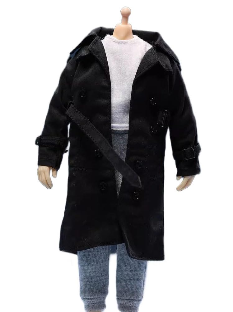 Veste coupe-vent pour homme 6 pouces figurine d'action échelle 1/12