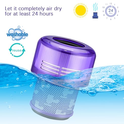 3 Pack V11 Filter for Dyson V11 Filter Replacement,V11 Animal,V11 Torque Drive,V11 Absolute,V11 Complete,V11 Extra,V11 Fluffy,V15 Detect,Replace Part 970013-02 & 97001302 3 Pack V11 Filter for Dyson V11 Filter Replacement,V11 Animal,V11 Torque Drive,V11 Absolute,V11 Complete,V11 Extra,V11 Fluffy,V15 Detect,Replace Part 970013-02 & 97001302