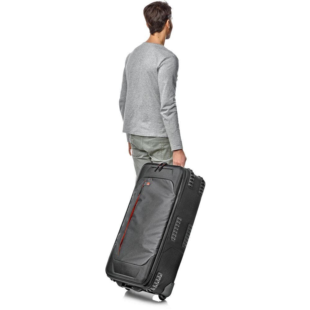 Manfrotto Trolley Pro Light LW-88W V2 Sac à roulettes, Grand Format, pour Equipement d'Eclairage, Convient pour Kit d'Eclairage Complet, Système de Protection, pour Les Photographes et Les Vidéastes