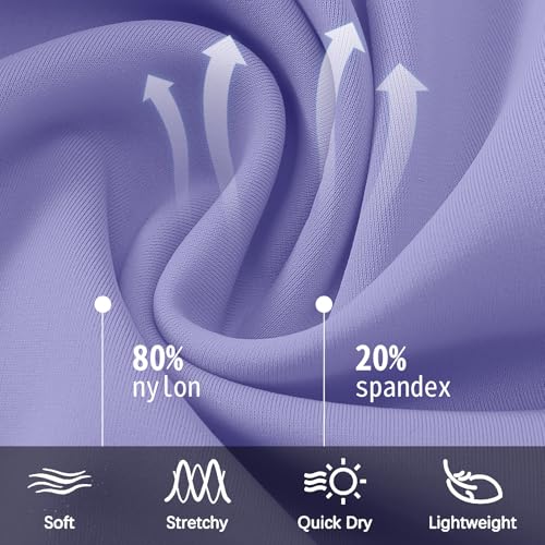 4 Pieces Girls Active Shorts Youth Athletic Shorts High Waist Quick Dry Soccer Shorts for Toddler2