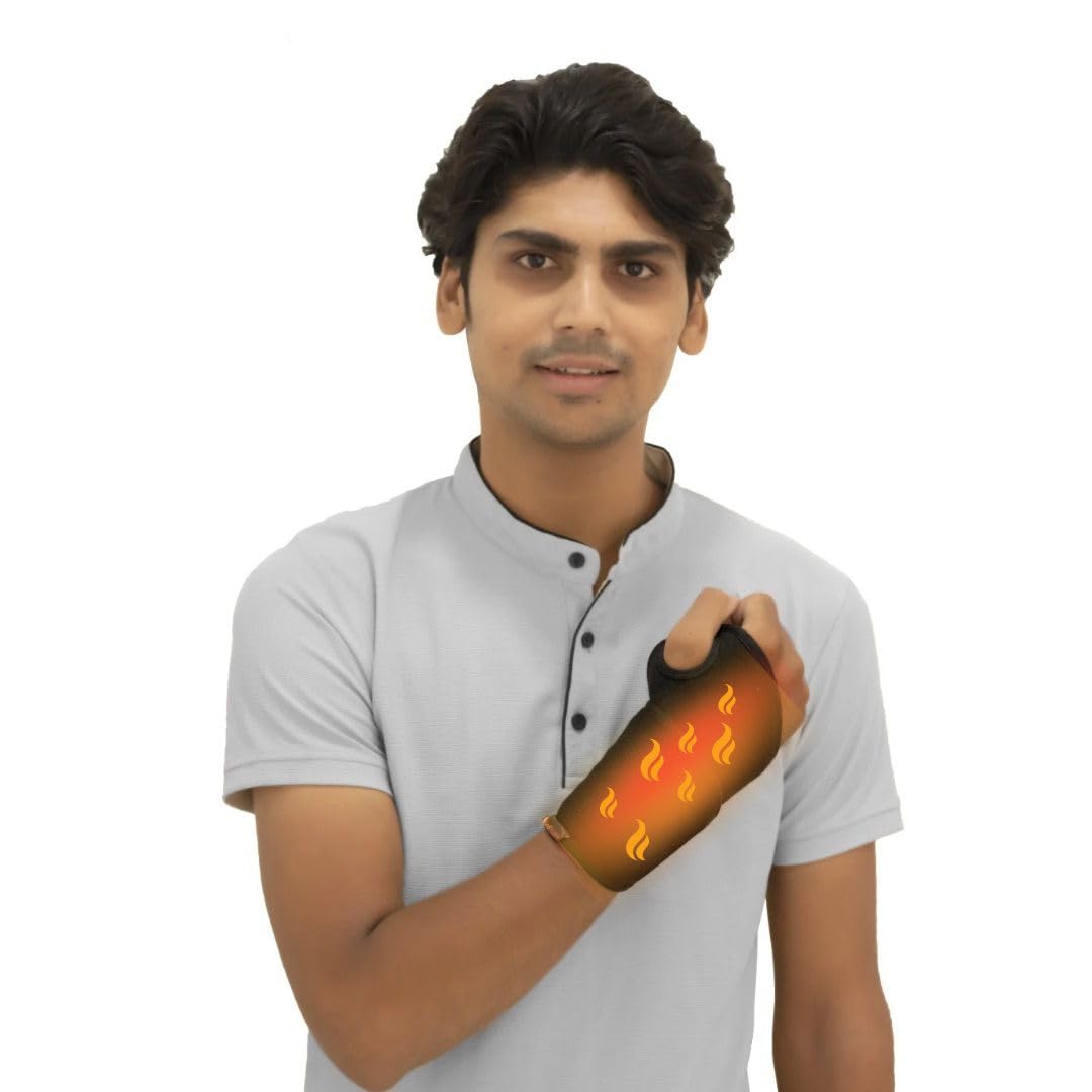 SandPuppy Wristheat -Heating Pad for Wrist Pain Relief | 12V Safe Power Technology | 3 Levels Heat | Integrated Overheat Protection Thermostat | Heat Therapy for Carpal Tunnel Relief,Sports Injury, Sprains, Swelling and Tendonitis Hand Pain | Wrap Yo (B0D4MD1PSX) Amazon Price History, Amazon Price Tracker
